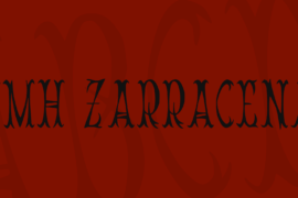 JMH Zarracena Font Family