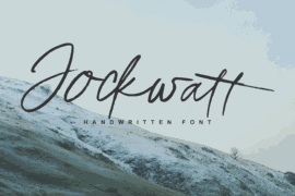 Jockwatt Font