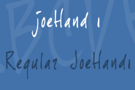 joeHand 1 Font Family