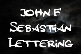 john F Sebastian Lettering Font