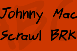 Johnny Mac Scrawl BRK Font
