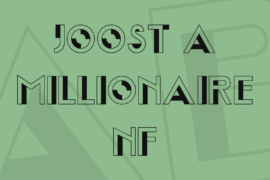 Joost A Millionaire NF Font