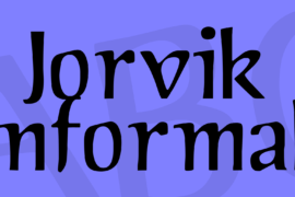 Jorvik Informal Font