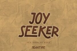 Joy Seeker Demo Font