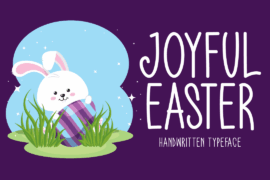 Joyful Easter Font