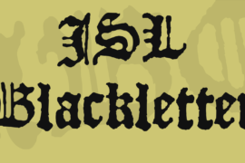 JSL Blackletter Font