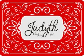 Judyth Demo Font
