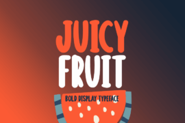 Juicy Fruit Font