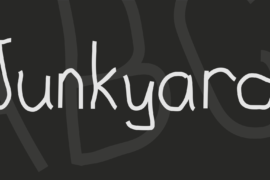 Junkyard Font