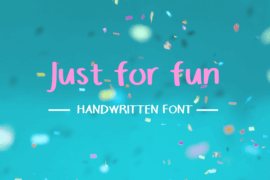 Just For Fun Font