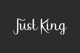 Just King Demo Font