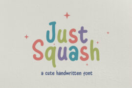 Just Squash Font