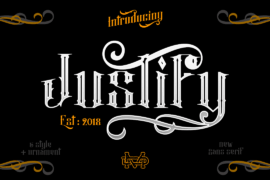 Justify Font