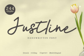 Justline Personal Use Font