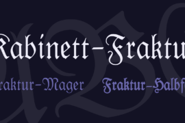 Kabinett-Fraktur Font Family