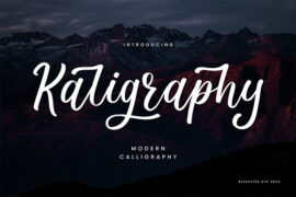 Kaligraphy Font