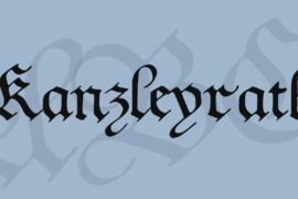 Kanzleyrath Font