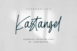 Kastangel Demo Font