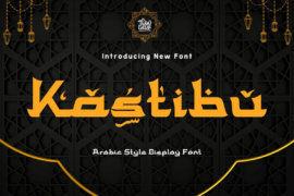 Kastibu personal use Font