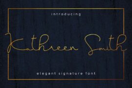 Kathreen Smith Demo Font