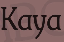 Kaya Font