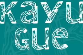 Kayu Gue Font