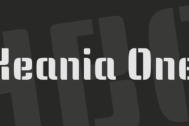 Keania One Font