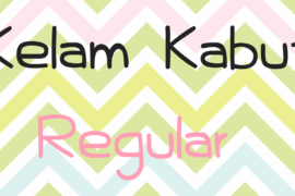 Kelam Kabut Font