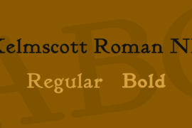 Kelmscott Roman NF Font Family