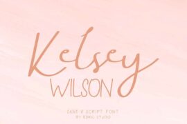 Kelsey Wilson Demo Font Family