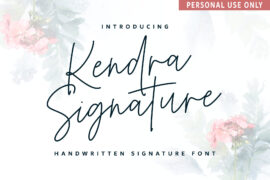 Kendra Signature Font