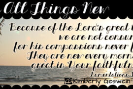 KG All Things New Font