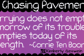 KG Chasing Pavements Font