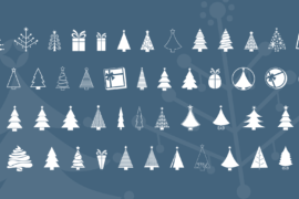 KG Christmas Trees Font
