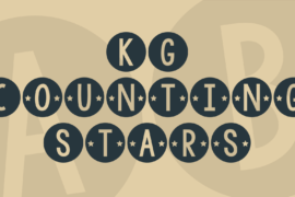 KG Counting Stars Font