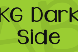 KG Dark Side Font