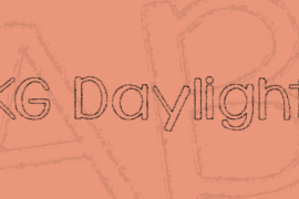 KG Daylight Font