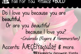 KG Fall For You Font Family