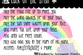KG Luck of the Irish Font