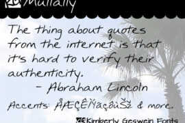 KG Mullally Font