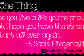 KG One Thing Font