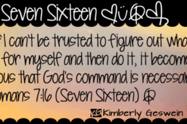 KG Seven Sixteen Font