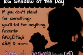 KG Shadow of the Day Font