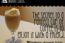 KG Skinny Latte Font