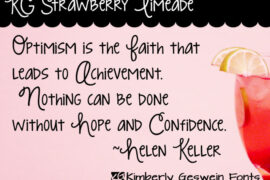 KG Strawberry Limeade Font