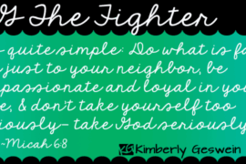 KG The Fighter Font