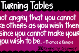 KG Turning Tables Font