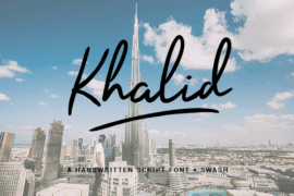 Khalid Personal Font