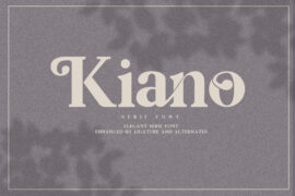 Kiano Trial Font