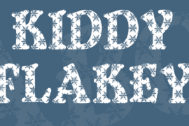 Kiddy Flakey Font